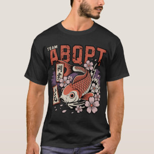 Japans Koi Vis Team ABQPT Retro T-Shirt
