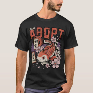 Japans Koi Vis Team ABQPT Retro T-Shirt
