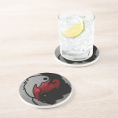 Japans Koi Ying-Yang Onderzetter (Zijkant)