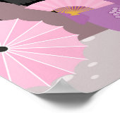 Japans Kokeshi Dolls Black Poster (Hoek)