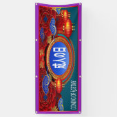 Japans komende dagbanner spandoek (Verticaal)