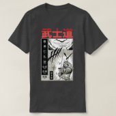 Japans komisch esthetisch anestheem Samurai Manga  T-shirt (Design voorkant)