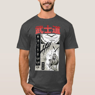 Japans komisch esthetisch anestheem Samurai Manga  T-shirt