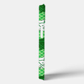 Japans konijnprint, groen, blauw en wit Case-Mate iPhone case (Achterkant / Rechts)