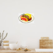 Japans kookkunst. Omeletrijst. Poster (Keuken)