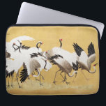 japans kraan vogel koppels laptop sleeve<br><div class="desc">Introductie van het prachtige 18e-eeuwse Japans kraanschilderpapier, een boeiende mix van tijdloze elegantie en cultuurkunst. Geïnspireerd door de delicate schoonheid van Japanse kraanschilderijen die bloeiden tijdens de Edoperiode, brengt dit kussen u moeiteloos naar een vervlogen tijdperk van genade en verfijning. Dit kussen toont een verbluffende reproductie van een 18e-eeuws Japans...</div>