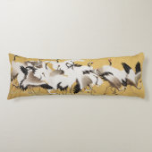 japans kraan vogel koppels lichaamskussen (Voorkant)