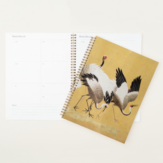 Japans kraanillustratiepranner planner (Display)