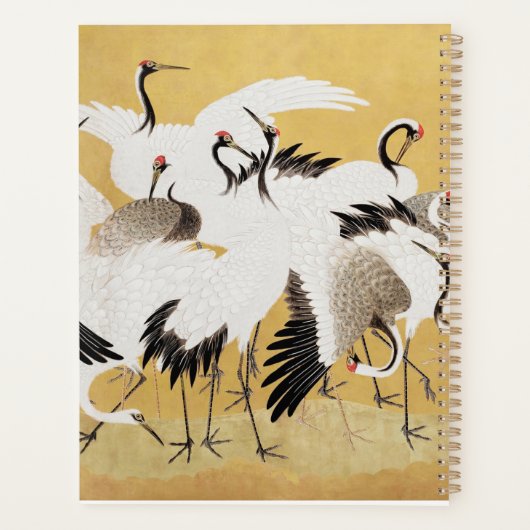 Japans kraanillustratiepranner planner (Achterkant)