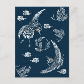 Japans kraanpaar briefkaart (Voorkant)