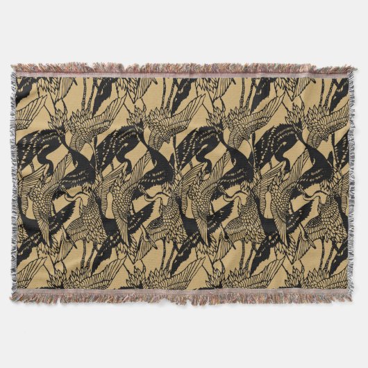  Japans kraanpatroon Deken (Voorkant)