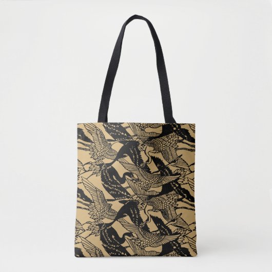  Japans kraanpatroon Tote Bag (Voorkant)