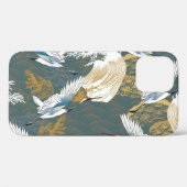 Japans kraanvogelpatroon Case-Mate iPhone case (Achterkant (horizontaal))