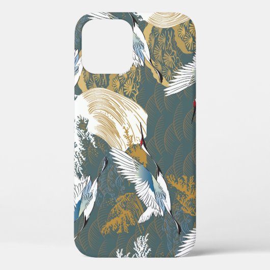 Japans kraanvogelpatroon Case-Mate iPhone case (Achterkant)