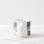 Japans kraanvogelpatroon espresso kop (Achterkant)