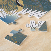 Japans kraanvogelpatroon legpuzzel (Zijkant)