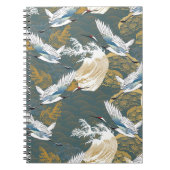 Japans  kraanvogelpatroon notitieboek (Voorkant)