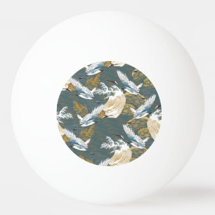 Japans  kraanvogelpatroon pingpongbal