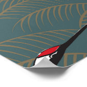 Japans  kraanvogelpatroon poster (Hoek)