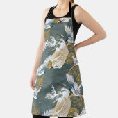 Japans  kraanvogelpatroon schort (Insitu)