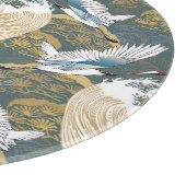 Japans  kraanvogelpatroon snijplank (Hoek)