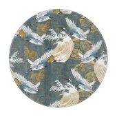 Japans  kraanvogelpatroon snijplank (Voorkant)