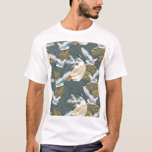 Japans  kraanvogelpatroon t-shirt