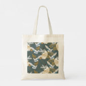 Japans kraanvogelpatroon tote bag (Achterkant)