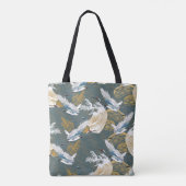 Japans  kraanvogelpatroon tote bag (Achterkant)