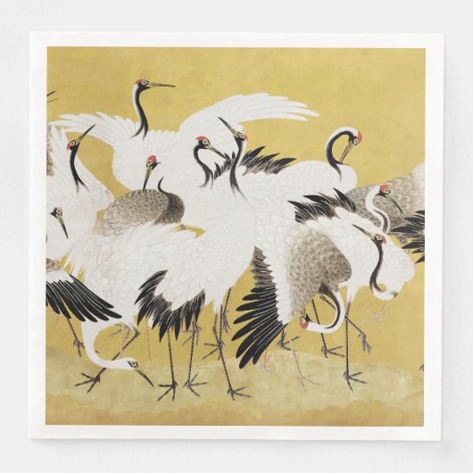 Japans kranen  Bird Classic Servet (Voorkant)
