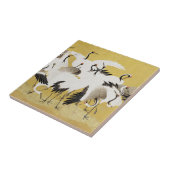 Japans kranen Bird Classic Tegeltje (Zijkant)