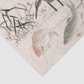 Japans krantenpapier voor kraanvogel Bairei Tissuepapier (Detail)