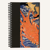  japans kreeft en vogel notitieboek (Voorkant)