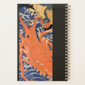  japans kreeft en vogel planner (Achterkant)