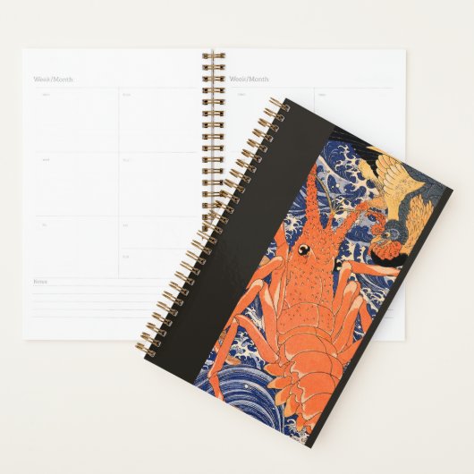 japans kreeft en vogel planner (Display)
