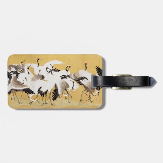 Japans kuddekranen  Vogelrijk Classic Bagagelabel (Achterkant horizontaal)