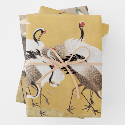 Japans kuddekranen  Vogelrijk Classic Inpakpapier Vel (In situ)