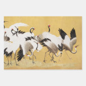 Japans kuddekranen  Vogelrijk Classic Inpakpapier Vel (Voorkant)