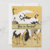 Japans kuddekranen  Vogelrijk Classic Kaart (Voorkant)