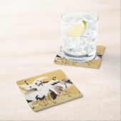 Japans kuddekranen  Vogelrijk Classic Kartonnen Onderzetters (Insitu)