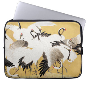 Japans kuddekranen  Vogelrijk Classic Laptop Sleeve