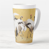 Japans kuddekranen  Vogelrijk Classic Latte Mok (Rechterhoek)