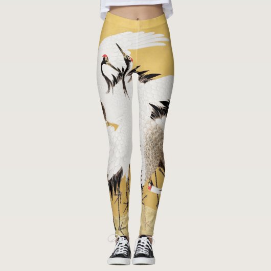 Japans kuddekranen  Vogelrijk Classic Leggings (Voorkant)
