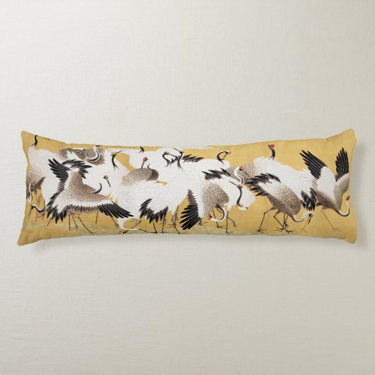 Japans kuddekranen  Vogelrijk Classic Lichaamskussen (Voorkant)