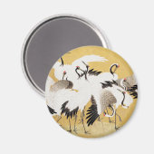 Japans kuddekranen  Vogelrijk Classic Magneet (Voorkant / Achterkant)