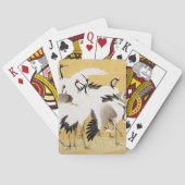 Japans kuddekranen  Vogelrijk Classic Pokerkaarten (Achterkant)