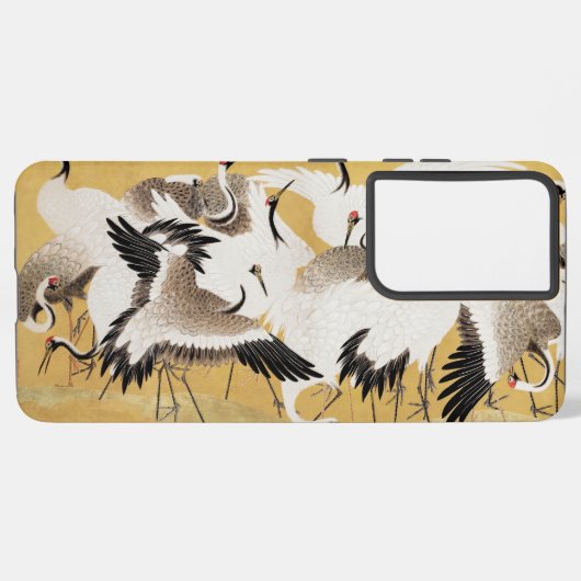 Japans kuddekranen  Vogelrijk Classic Samsung Galaxy Hoesje (Linkerkant)