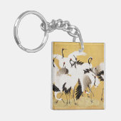 Japans kuddekranen  Vogelrijk Classic Sleutelhanger (Voorkant Links)