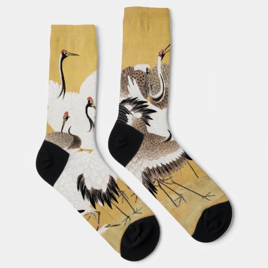 Japans kuddekranen  Vogelrijk Classic Sokken (Rechts)