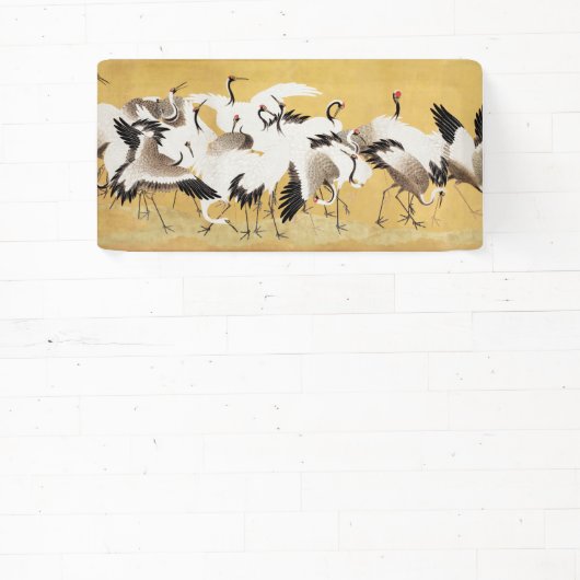 Japans kuddekranen  Vogelrijk Classic Spandoek (Insitu)